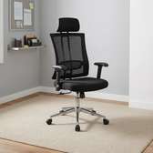 Ergonomic Office Chair Black Mesh with Headrest