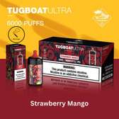 TUGBOAT ULTRA 6000 Puffs Rechargeable Vape Strawberry Mango