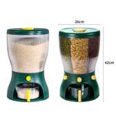 *Partitioned rotation cereal dispenser