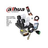 Dahua Cameras 4 Channel kit, 1TB Harddisk