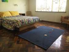 For Sale:Art Deco Style Blue Geometric Design Carpet