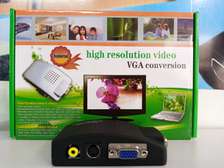 High Resolution Digital AV / S Video To VGA TV Converter