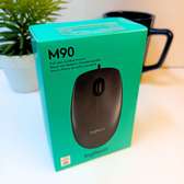 Logitech M90 USB Wired Mouse – Plug-and-Play Comfort