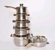 12pcs stainless steel pots