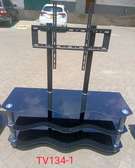 Executive tv stand with wall mount