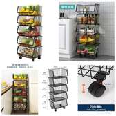 Multi-layer Floor Storage Basket 4 tire rack