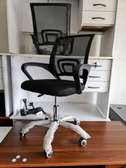 Low back recliner fabric Secretariat office chair