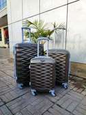 3 in 1 luxurious fibre suitcase