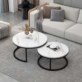 NESTA Marble Top Nesting Coffee Stool
