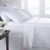 White Satin Bedsheets Set(4pcs)