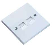 NETWORKING EQUIPMENTS: CAT 6  DOUBLE FACE PLATES