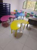 Colorful Kids Kidney-Shaped Tables