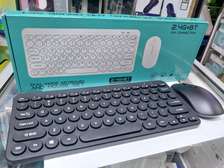 2.4G Wireless Keyboard Mouse Combo 78 Key Retro Round Keycap