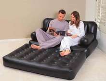 2 seater Bestway inflatable pullout sofa with Electric pump