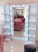 Classy and stylish Shoe rack with Led lights plus Mirror