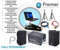 Hire a small PA Sytem package