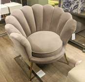 One seater piping sofa design