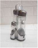 4-Jar Spice Rack With Carrying Handle