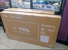 50 TCL Google smart UHD Television Frameless - New
