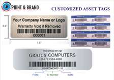 Asset Tags, Customized