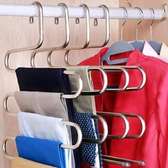 Space saving Heavy Stainless steel trouser hanger organizer
