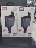 4 in 1 Fast Car Charger with Retractable Cables - Earldom