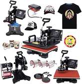 8 In 1 Heat Press Machine For T-Shirts Combo Kit