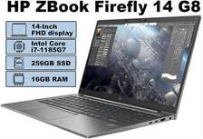 hp zbook firefly 14g8 core i7,16gb,256
