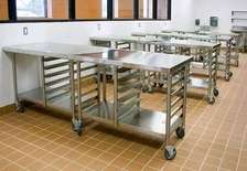 Hospital or institution trolley