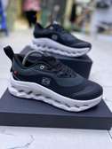 On Cloudventure Waterproof Running Shoes White Black