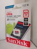 Sandisk Ultra 64gb Micro SD Card Sdxc A1 Uhs-i 120mb/S
