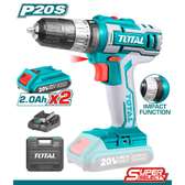 Total Cordless Drill 20V with 2 batteries