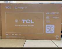 TCL 58 Inch Smart TV 58P635 4K HDR 10 Google TV Frameless