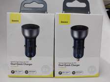 Baseus USB/ USB Type C Car Charger 65W 5A SCP Quick Charge