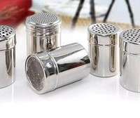 Metallic salt shaker