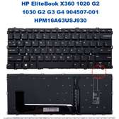 Backlit Keyboard for HP EliteBook X360 1030-G2 1030-G3