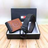 Black Men's Belts Tommy Hilfiger Bi-Fold Wallet Leather