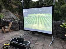 Rear projection screen for Hire
