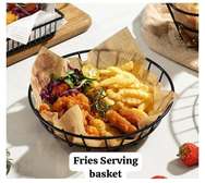 Fries Basket,french fries strainer/ holder for serving