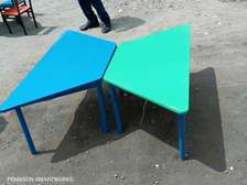 Hexagon shaped kindergarten tables