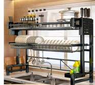 Double Over the Sink STAINLESS STEEL DISH RACK*