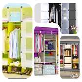 Wardrobes, drying rack etc