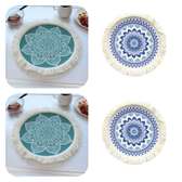 34 cm Poly cotton placemats /s w table mat