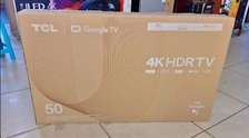 50 TCL smart Google TV UHD 4K Frameless +Free wall mount