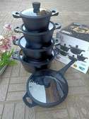 11pc silicone rubber Bosch granite cookware set