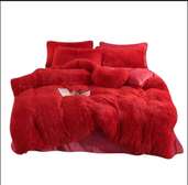 *👆👆👆👆👆👆6pc Luxury Designs Velvet plush Fluffy Duvet set*