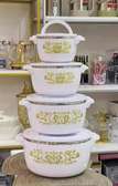 4pcs Casserole Insulated  hotpots