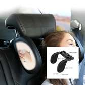 Car seat headrest leather pillow