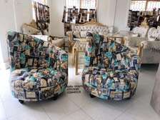 One seater floral upholstered sofas Kenya