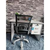 1.2 mtrs office desk plus low back recliner mesh chair